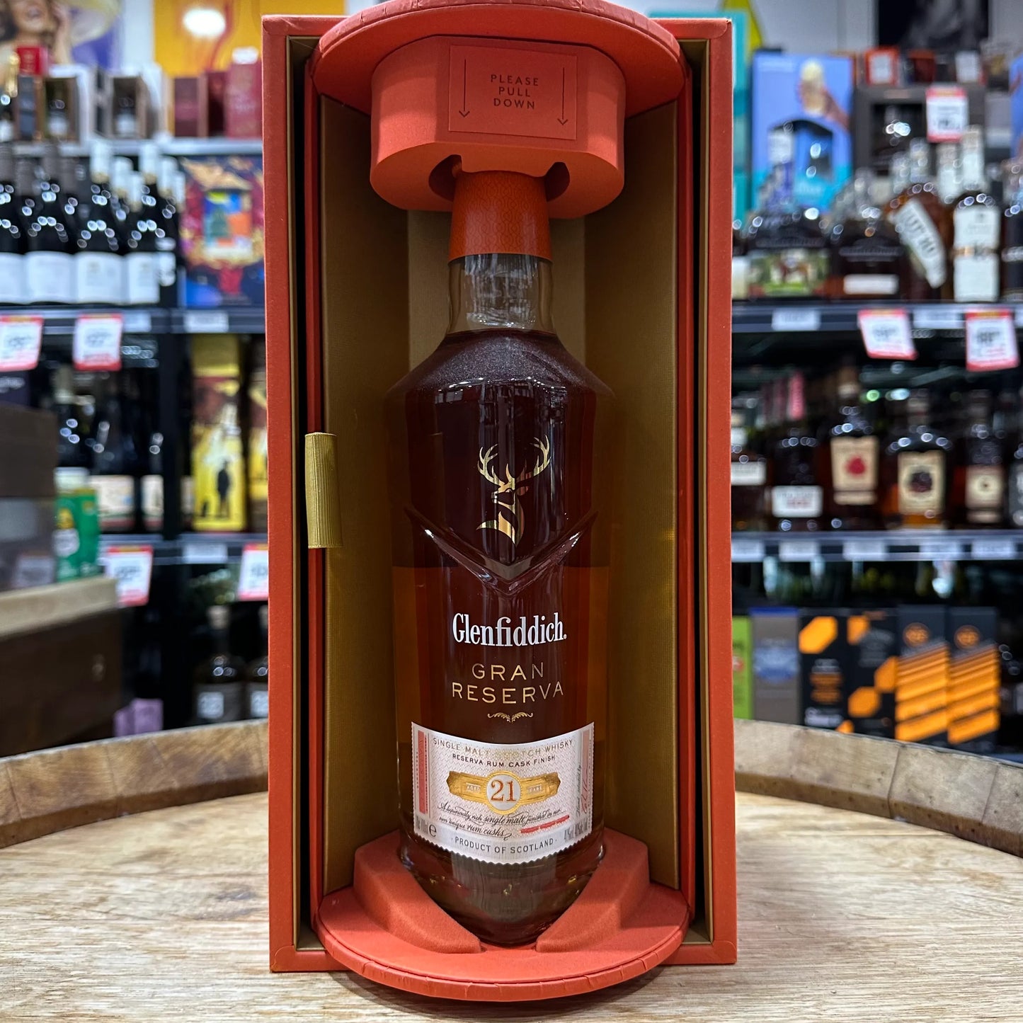 Glenfiddich Reserva Rum Cask Finish 21 Year Old Single Malt Scotch Whisky 700mL