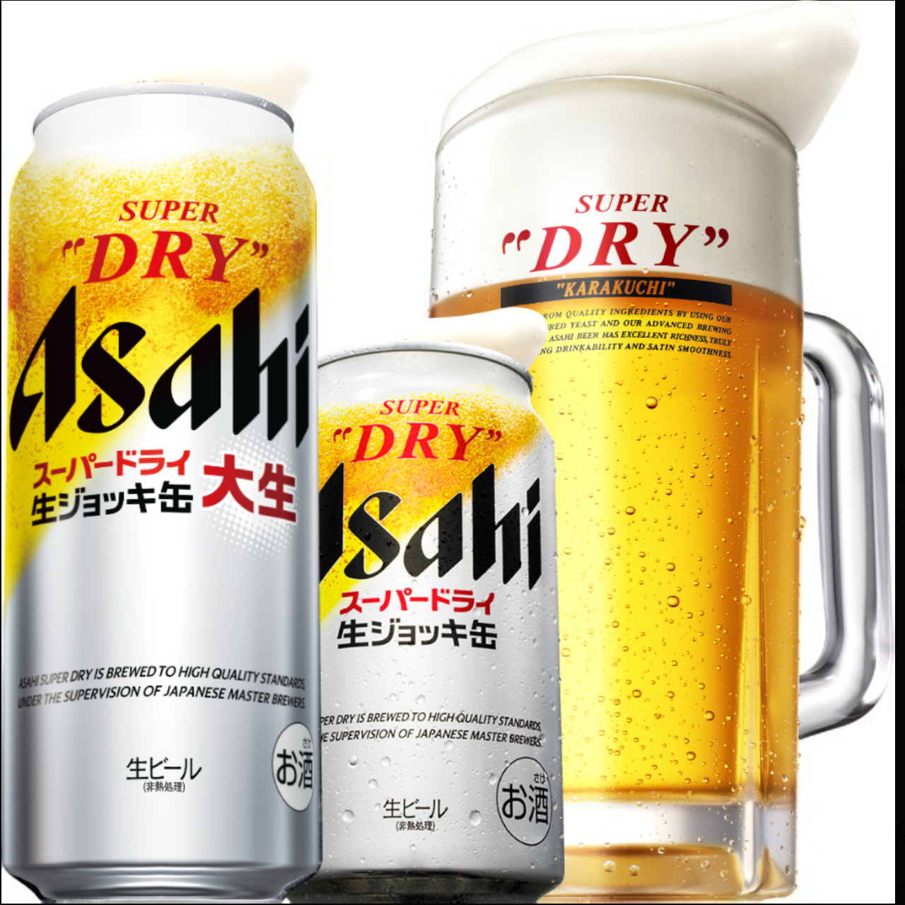 Asahi Super Dry Nama Jokki Lager 485mL – 6 Pack