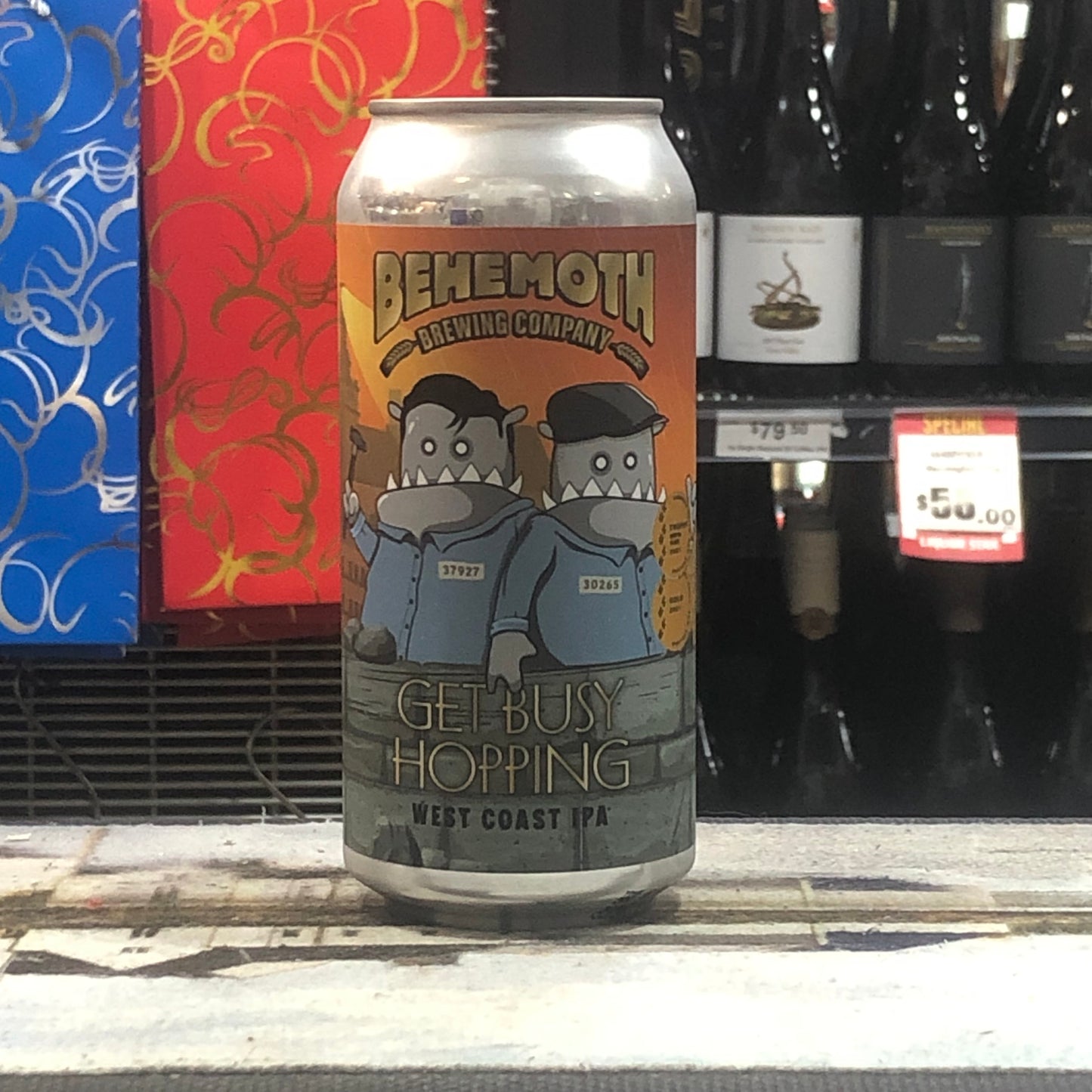 Behemoth Get Busy Hopping West Coast IPA 6.9% 440mL