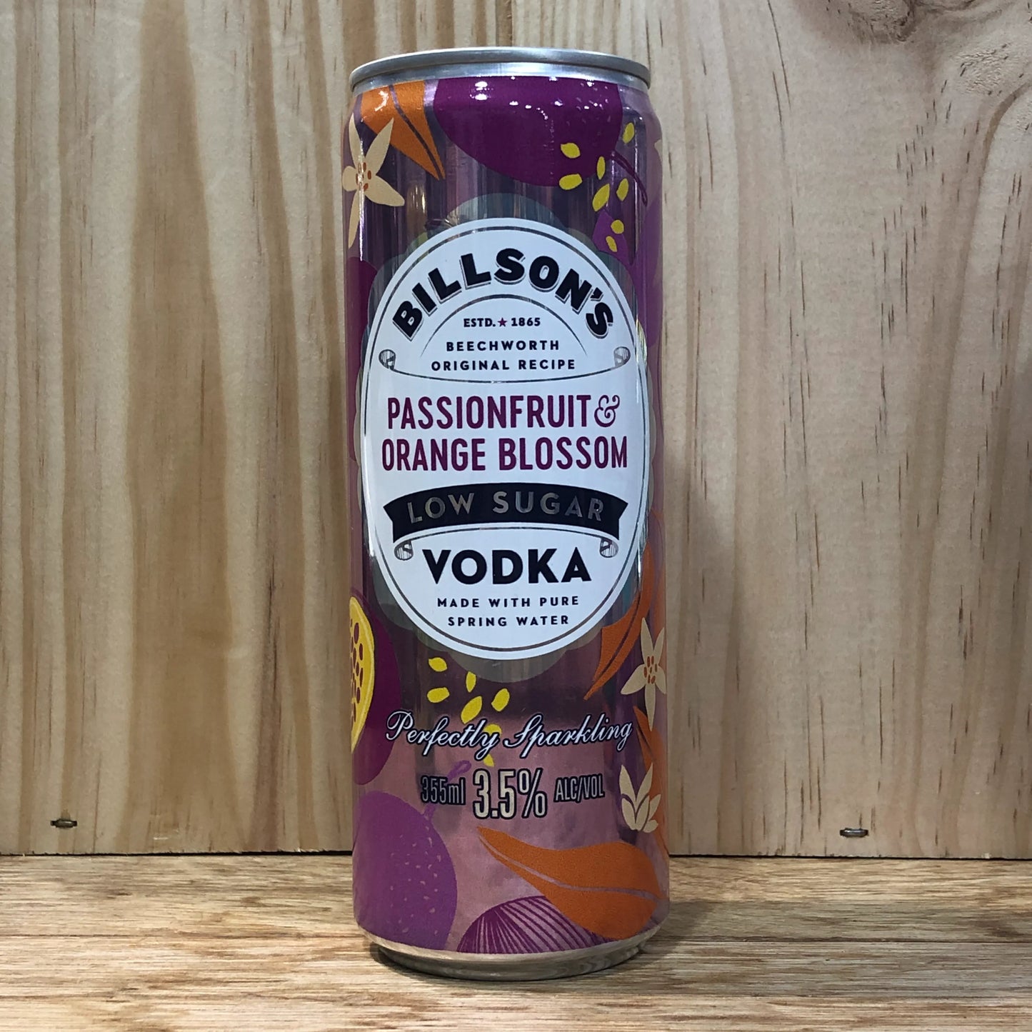 Billson's Passionfruit & Orange Blossom Low Sugar 3.5% 355mL