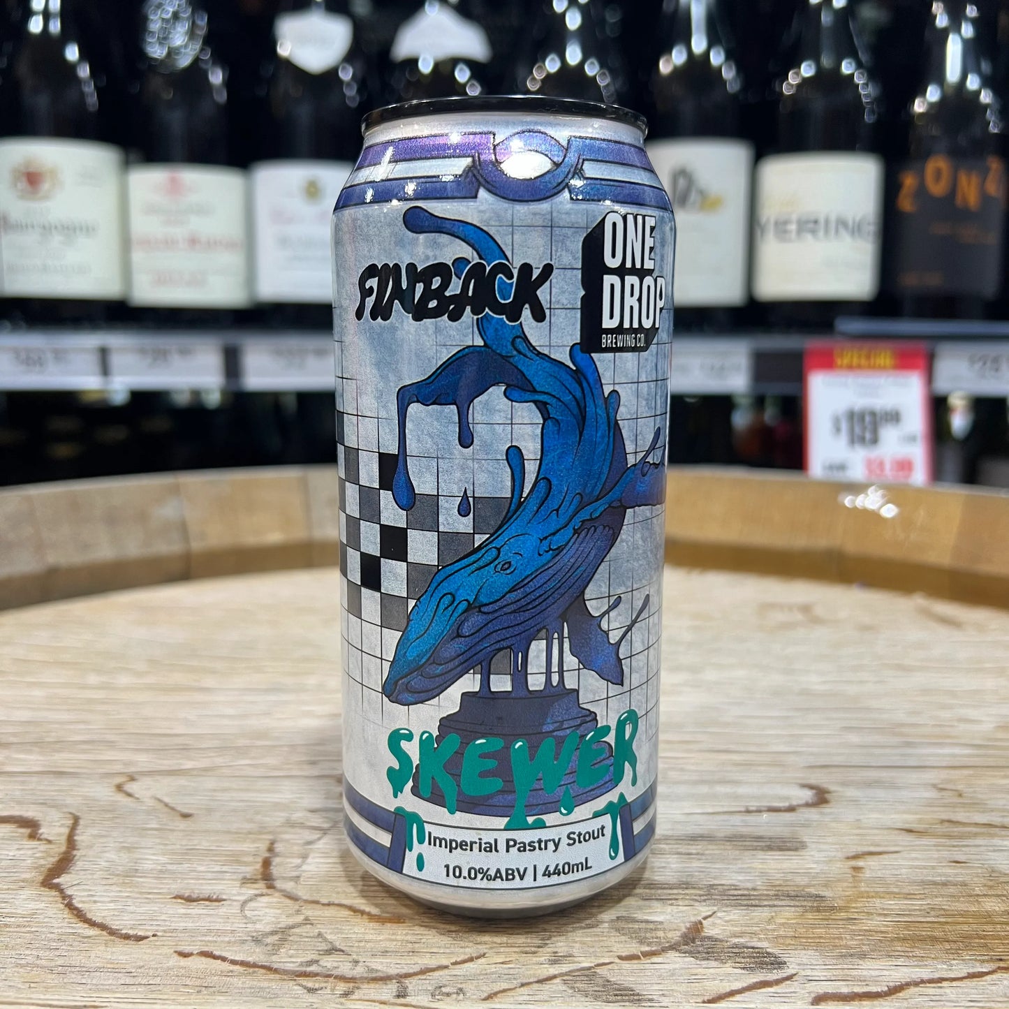 One Drop x Finback Skewer Imperial Pastry Stout 10% 440mL Can