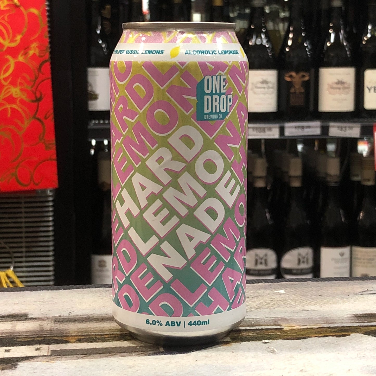 One Drop Hard Lemonade Can 440mL