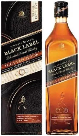 Johnnie Walker Black Label Triple Cask Edition Blended Scotch Whisky 1000mL