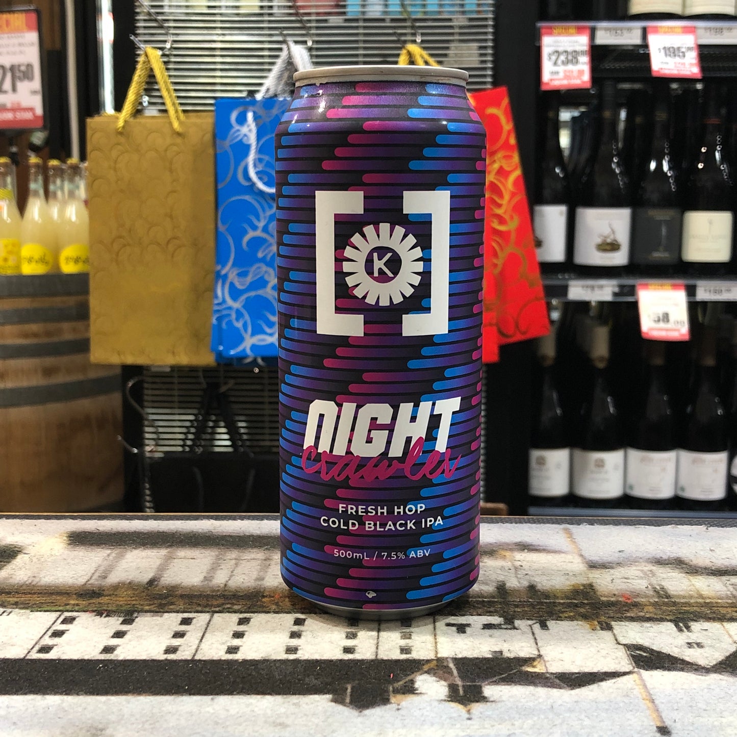 Working Title x Kicks Brewing Nightcrawler Cold Black IPA