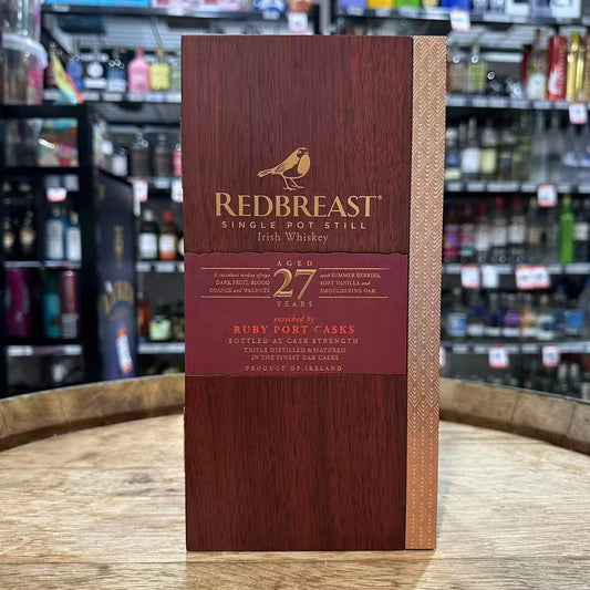 Redbreast 27 Year Old Cask Strength Single Pot Still Irish Whiskey 700mL