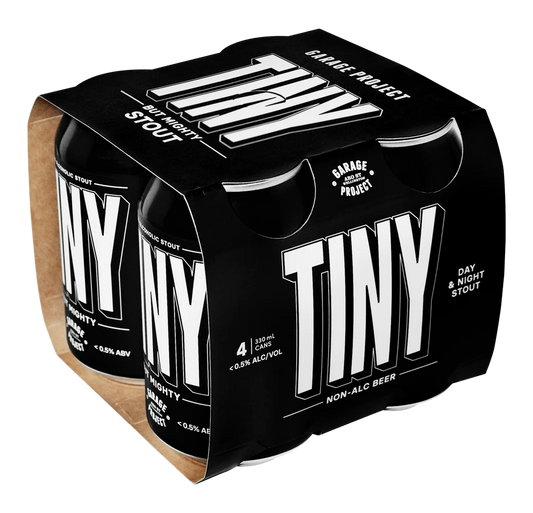 Garage Project TINY Stout 0.5% 330mL 4Pack