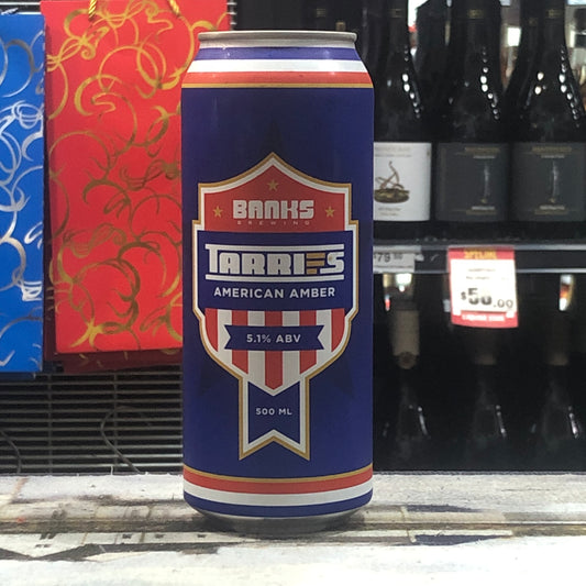 Banks Brewing - Tarrifs American Amber Ale 500mL