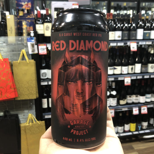 Garage Project Red Diamond West Coast Red IPA 6.4% 440mL