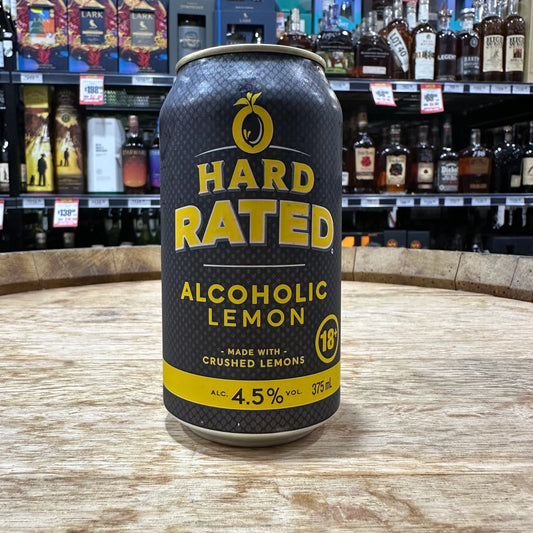 Hard Rated Alcoholic Lemon Can