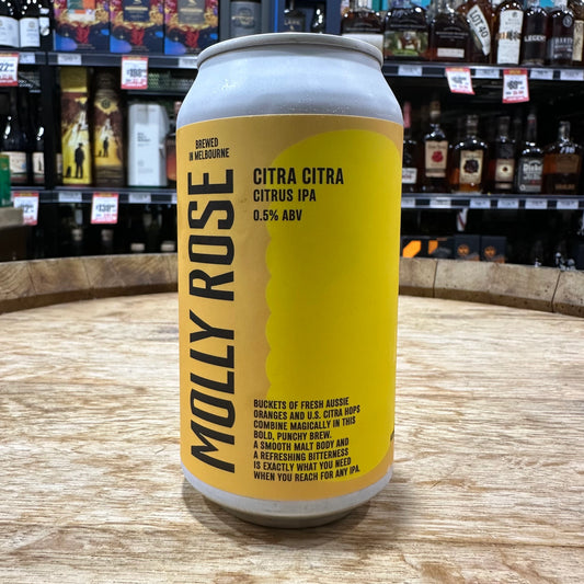 Molly Rose Citra Citra Citrus IPA 0.5% 375mL