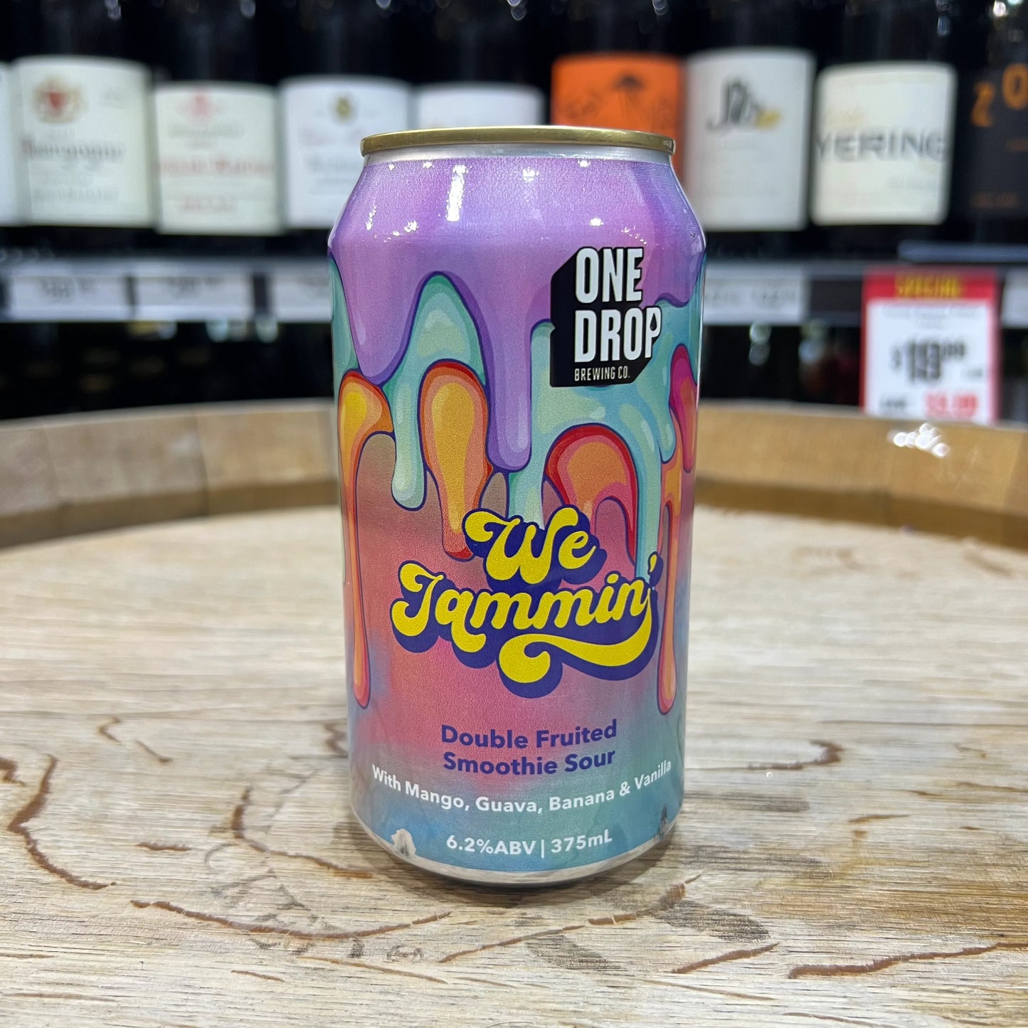 One Drop We Jammin' Double Fruited Smoothie Sour 6.2% 375mL