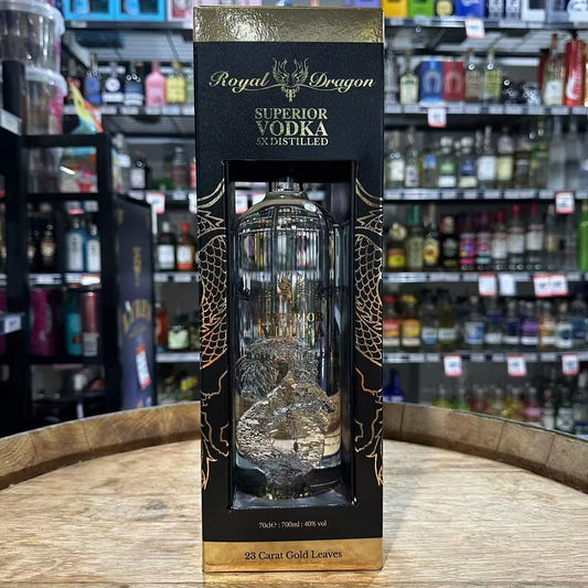 Royal Dragon Superior Vodka Imperial with Gold Leaf 700mL