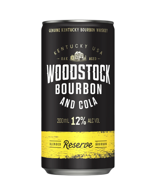 Woodstock Bourbon & Cola 12% Cans 200mL